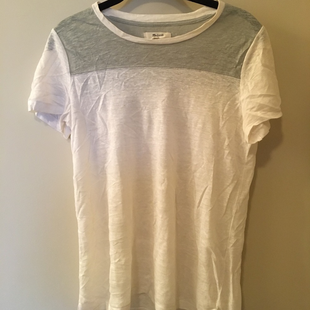 Madewell Blue & White Tee
